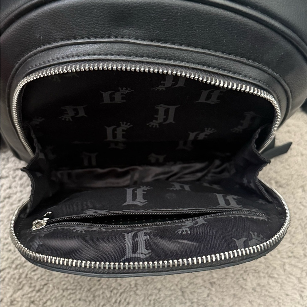 Black Loungefly Mini Backpack (Pins Included) - Picture 5 of 9